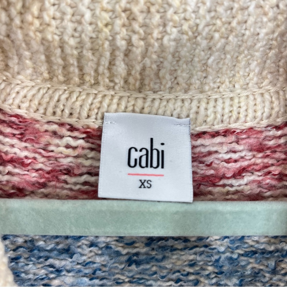 CAbi Highlands Fair Isle Cardigan Full‎ zip Jacket size XS - Picture 3 of 8